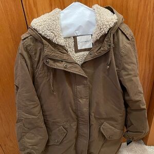 Lucky Brand Brown Hooded Jacket